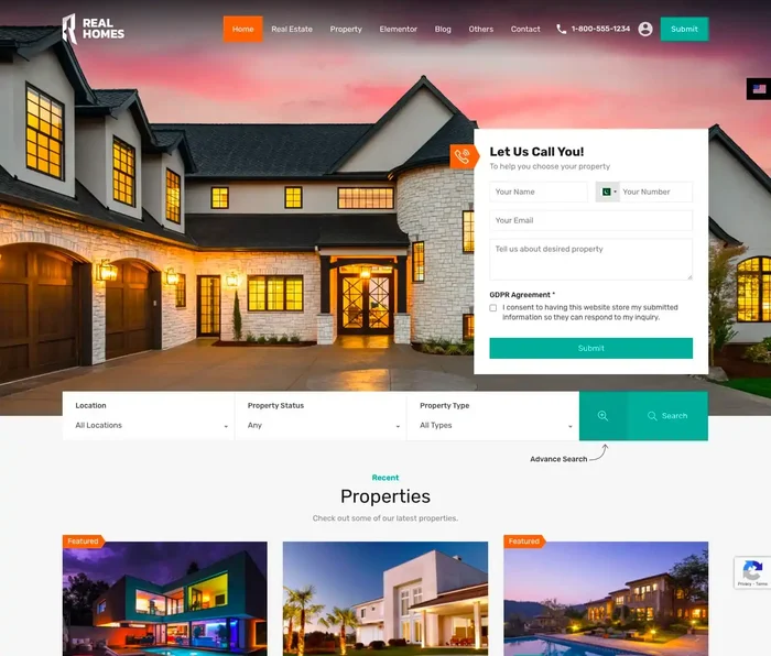 قالب Real Homes - بهترین قالب املاک وردپرس